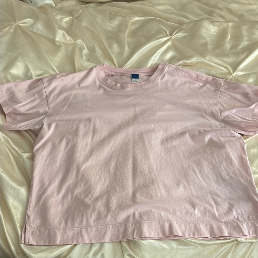 Old Navy Light Pink Short Sleeve Tee